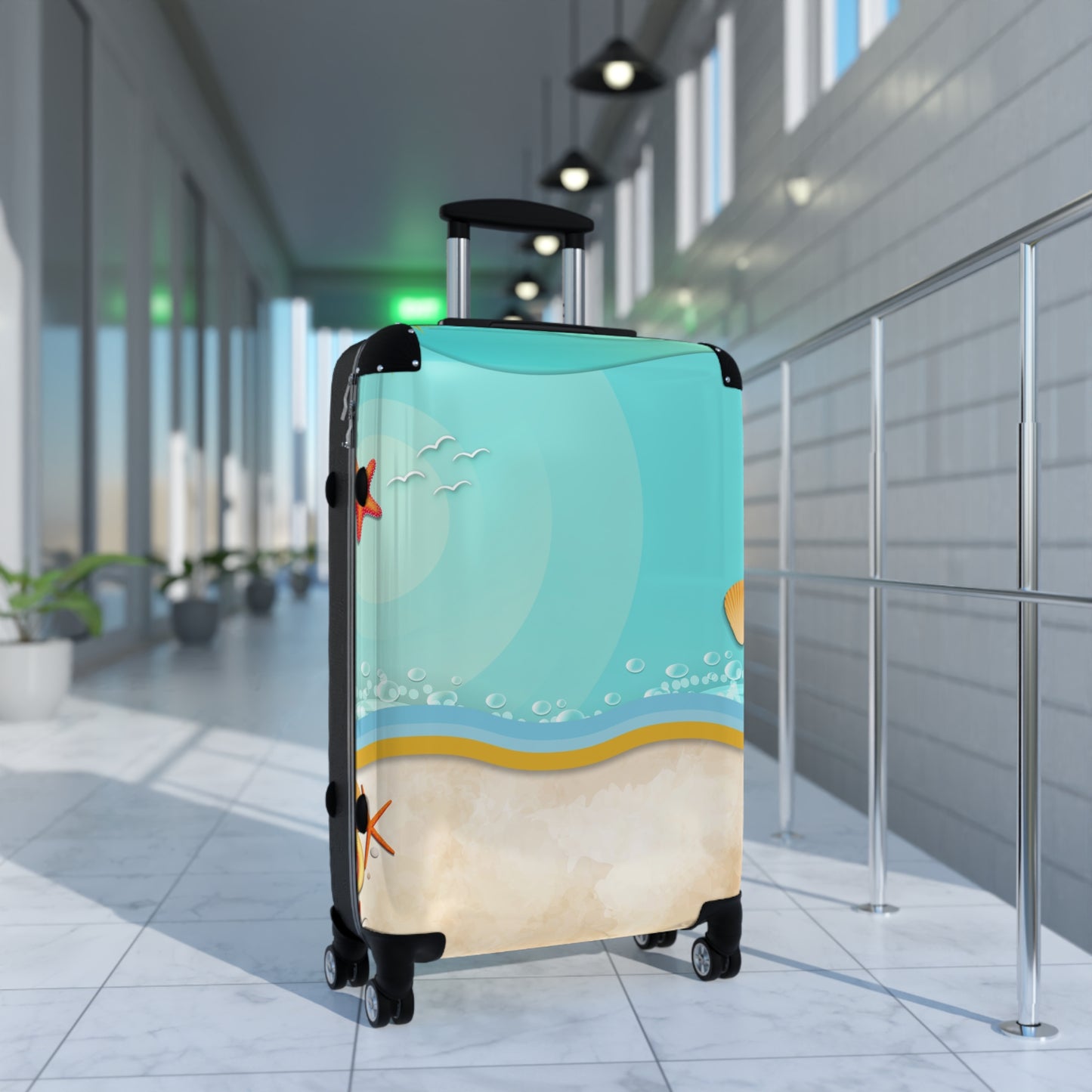 Nature Summer Simple Art Carry-On Suitcase - Stylish Luggage for Travelers