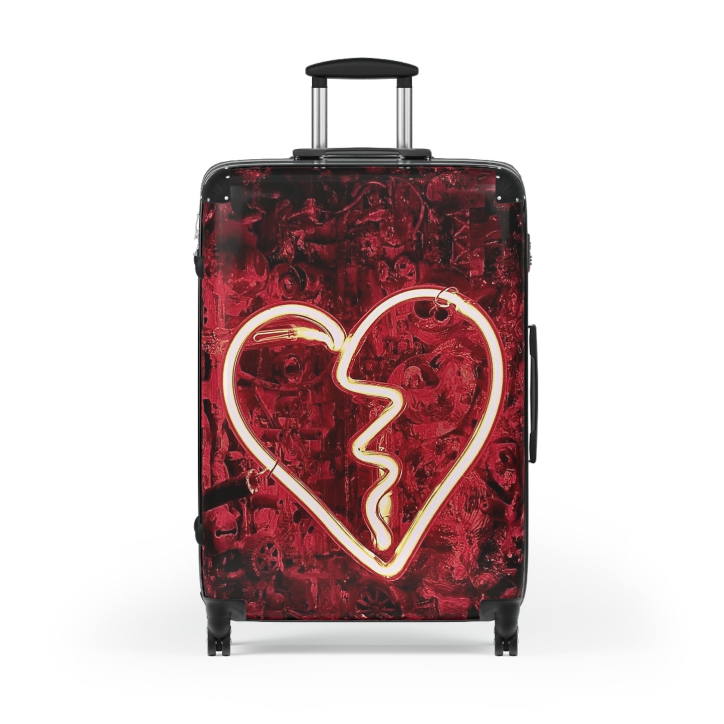 Love Broken Heart Art Carry-On Suitcase - Stylish Luggage for Travelers