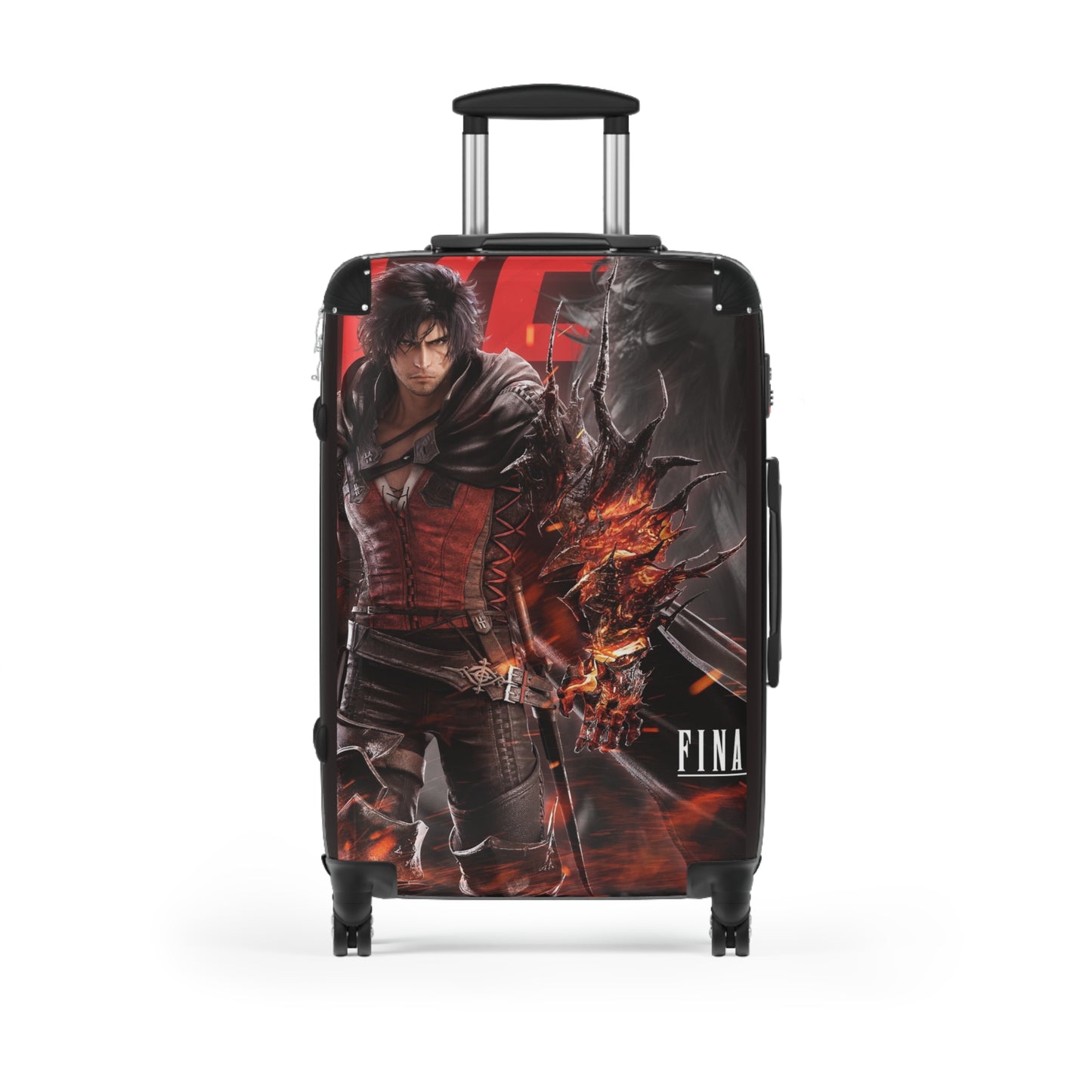 Video Games Final Fantasy XVI Clive Rosfield Carry-On Suitcase - Stylish Luggage for Travelers
