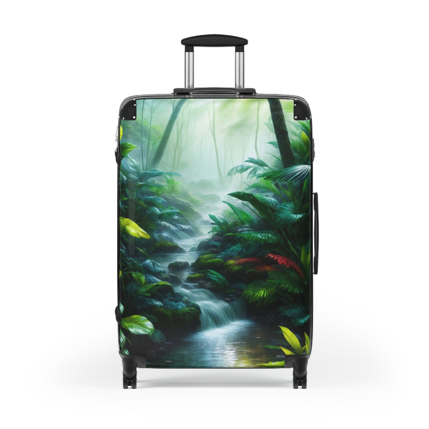 Nature Landscape Rain Forest Art Carry-On Suitcase - Stylish Luggage for Travelers