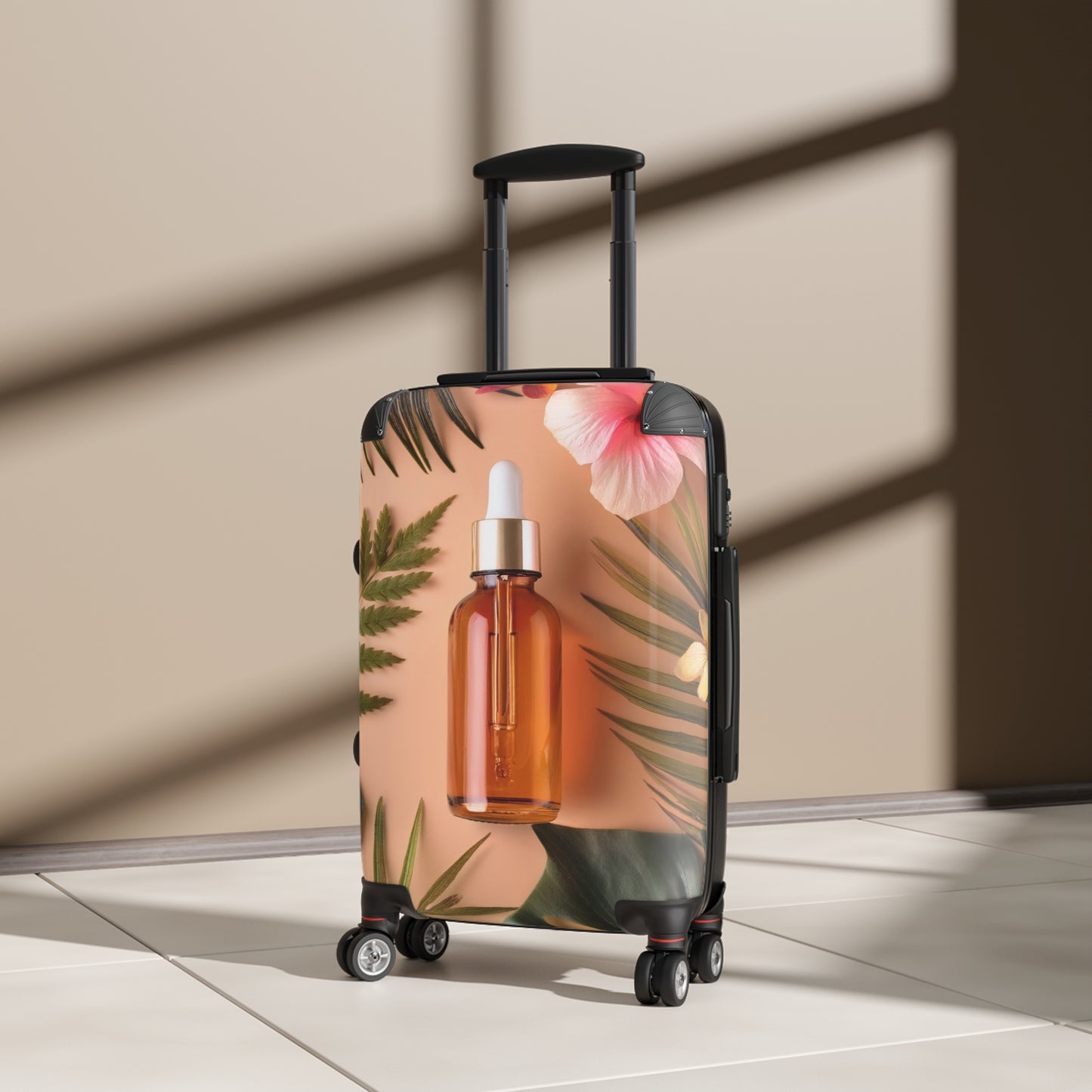 Nature Bottle Dropper Art Carry-On Suitcase - Stylish Luggage for Travelers