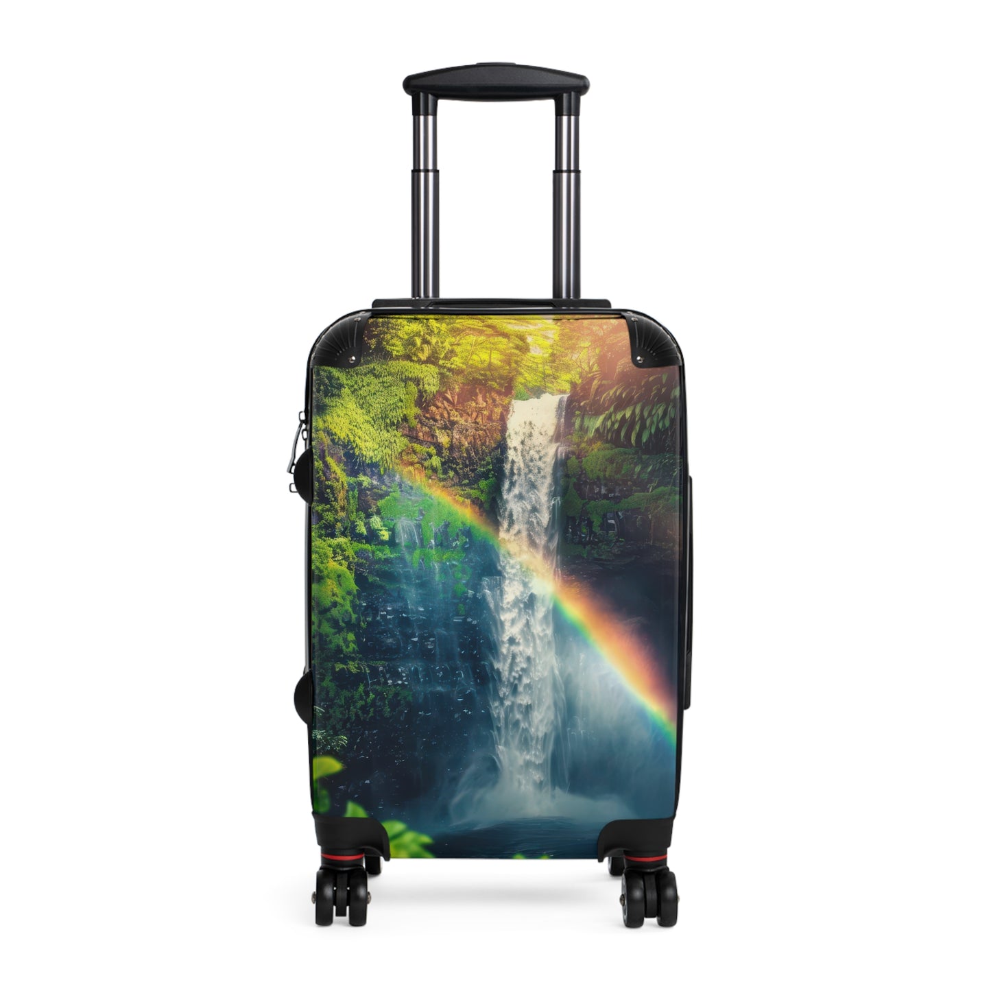 Nature Waterfall Vibrant Art Carry-On Suitcase - Stylish Luggage for Travelers