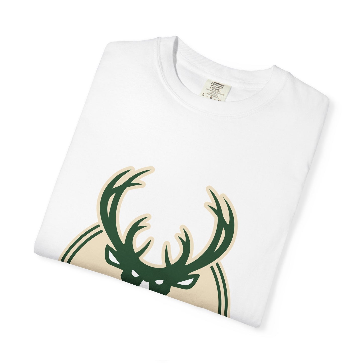 Milwaukee Bucks NBA Garment-Dyed T-Shirt – Premium Cotton Tee for Customization
