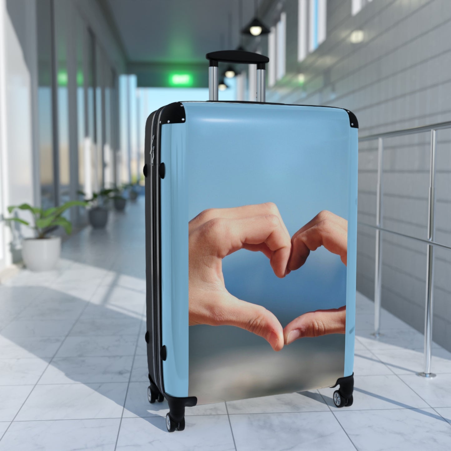 Love Hands Together Art Carry-On Suitcase - Stylish Luggage for Travelers