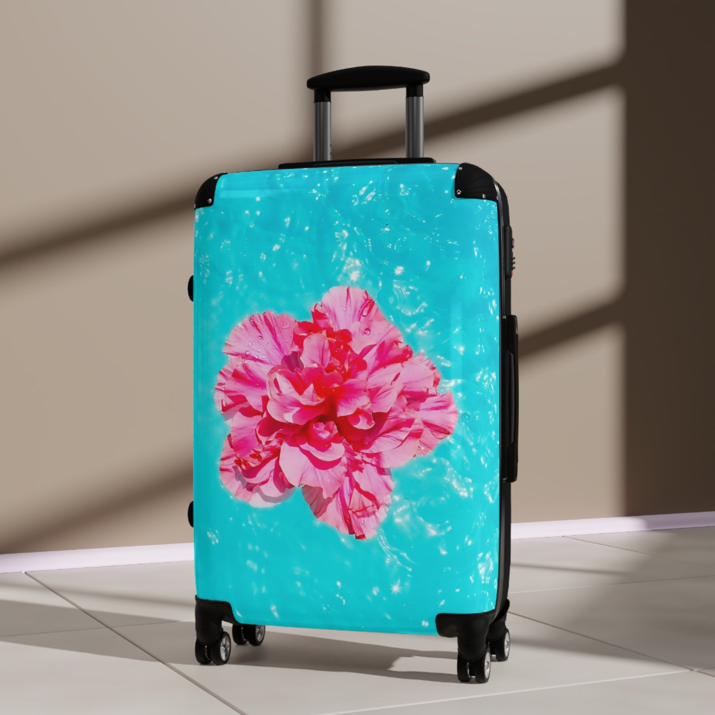 Nature Flowers Floral Floating Art Carry-On Suitcase - Stylish Luggage for Travelers
