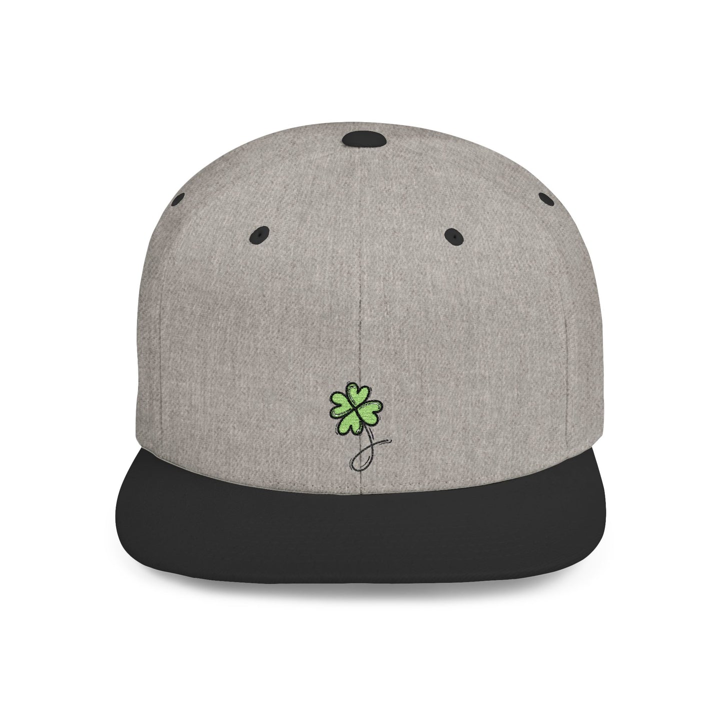 Icons Embroidered Leaf Flat Bill Snapback – Lightweight, Custom Fit, Premium Quality