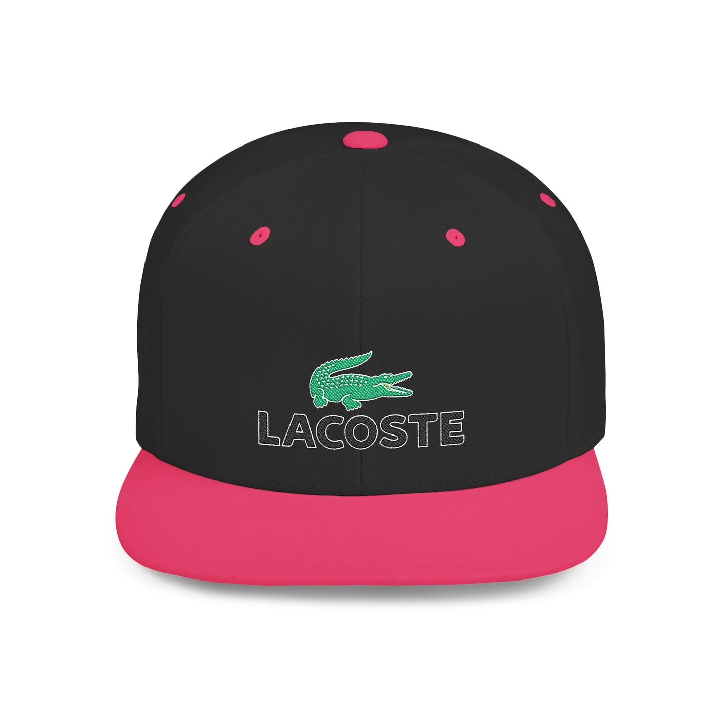 Lacoste Flat Bill Snapback – Lightweight, Custom Fit, Premium Quality