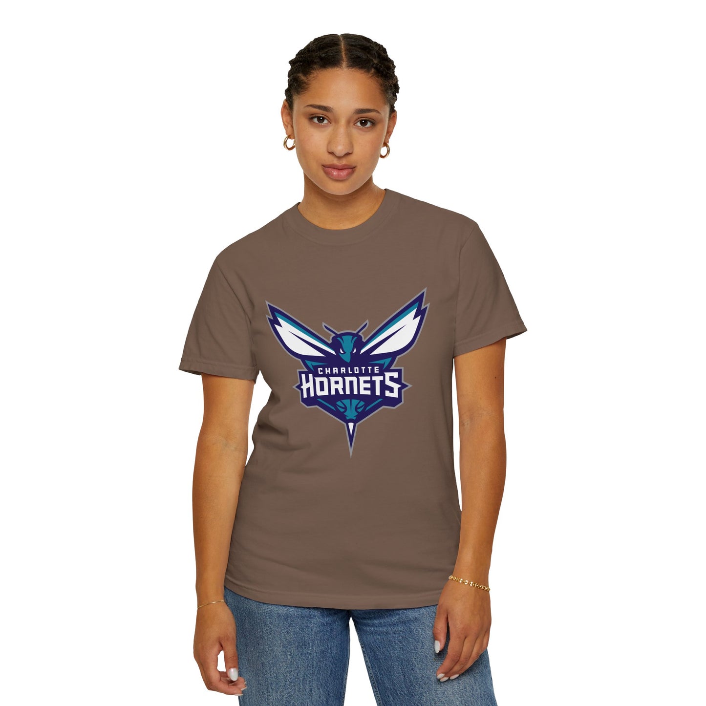 Charlotte Hornets Garment-Dyed T-Shirt – Premium Cotton Tee for Customization