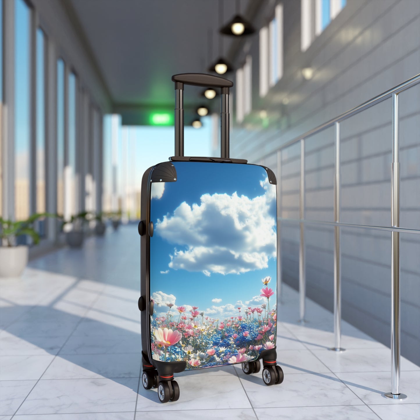 Nature Flowers Floral Sky Spring Carry-On Suitcase - Stylish Luggage for Travelers