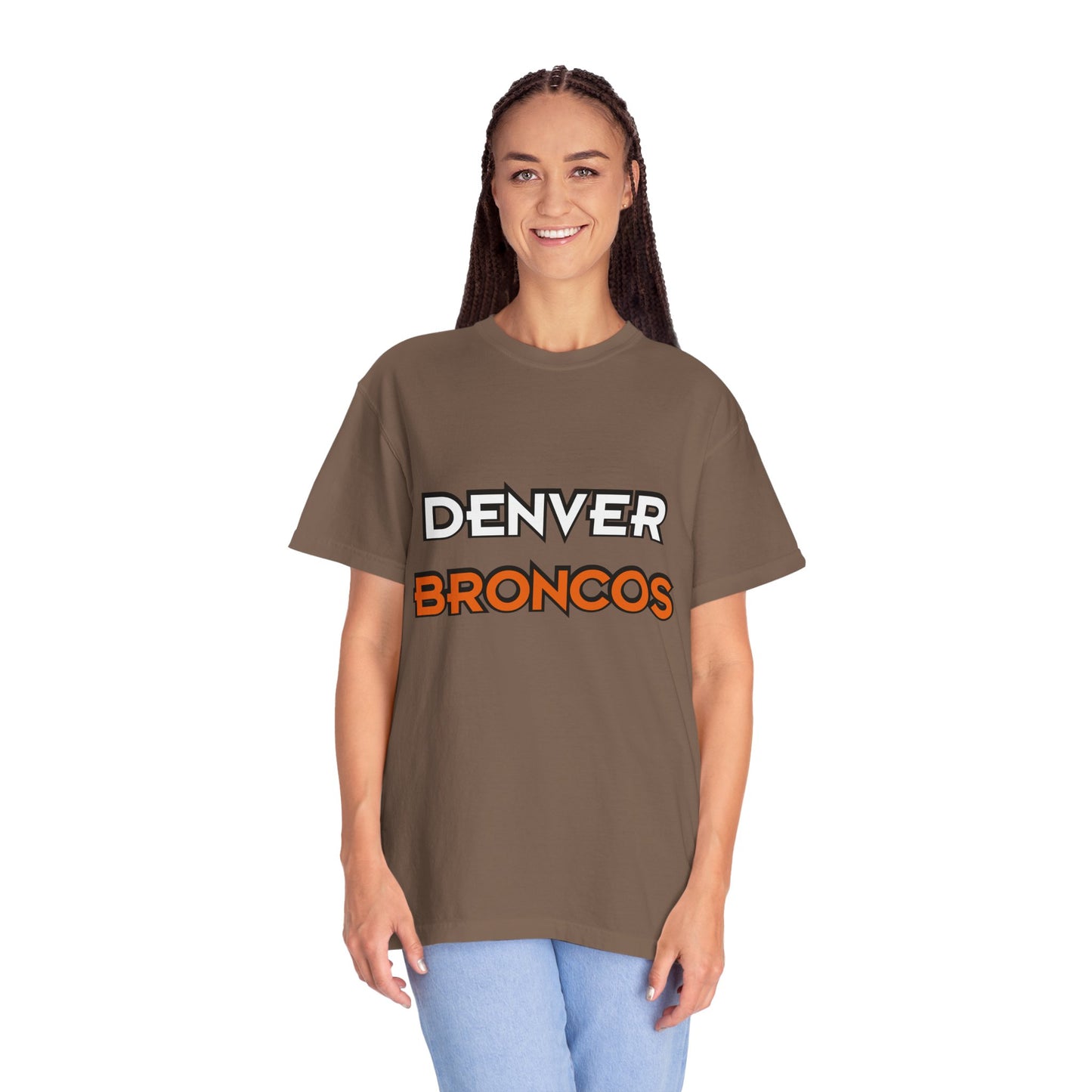 Denver Broncos Pride Garment-Dyed T-Shirt – Premium Cotton Tee for Customization