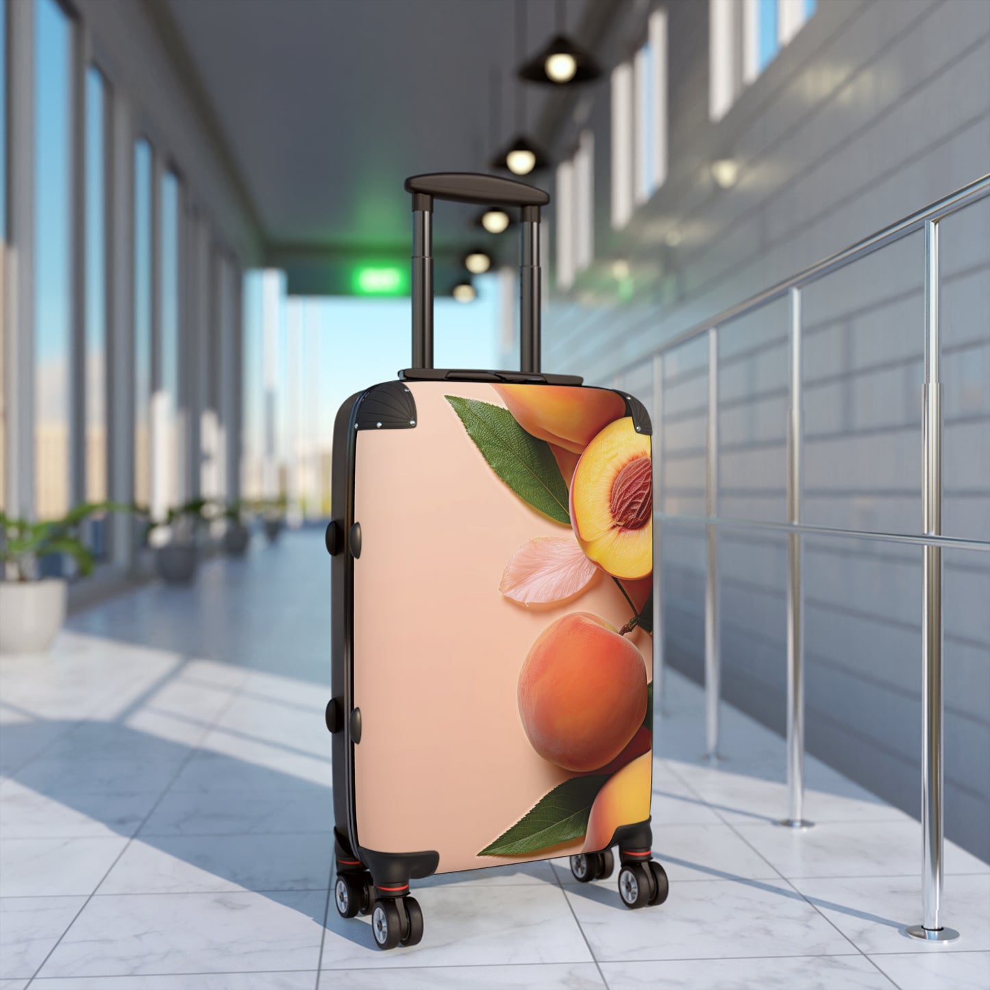 Nature Summer Juicy Peaches Carry-On Suitcase - Stylish Luggage for Travelers
