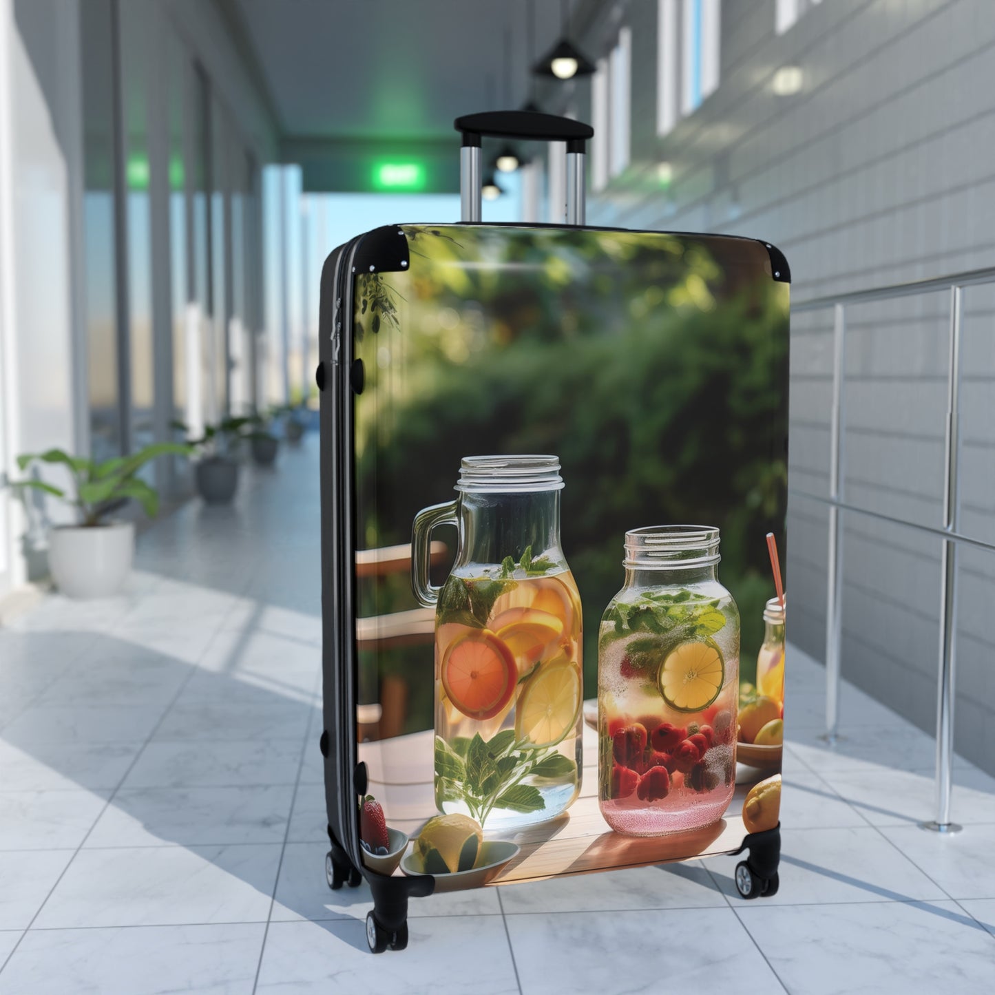 Nature Summer Drinks With Citrus Carry-On Suitcase - Stylish Luggage for Travelers