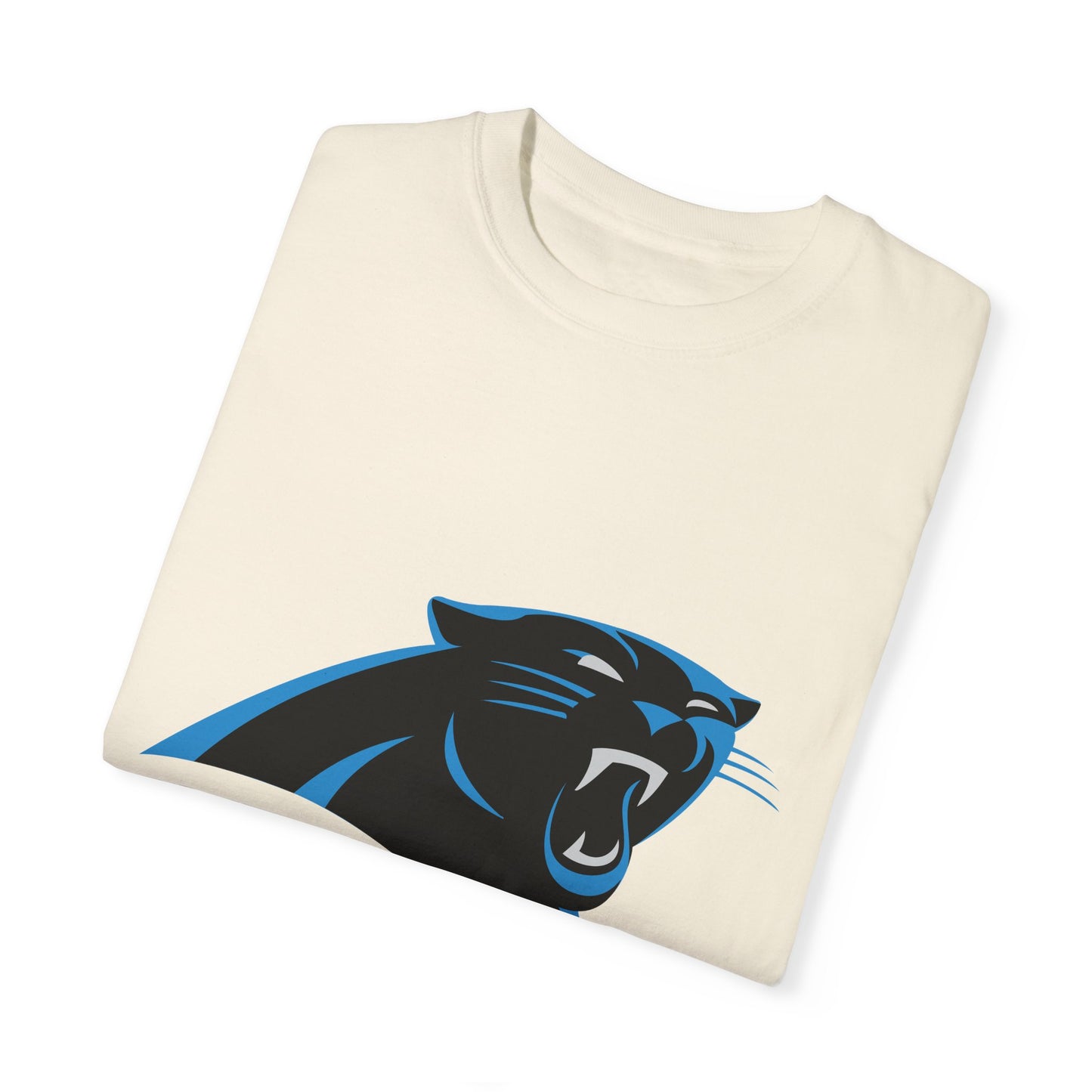 Carolina Panthers Go Panthers Garment-Dyed T-Shirt – Premium Cotton Tee for Customization