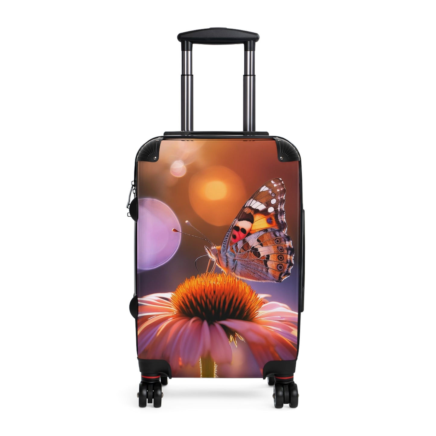 Nature Butterflies Flower Art Carry-On Suitcase - Stylish Luggage for Travelers