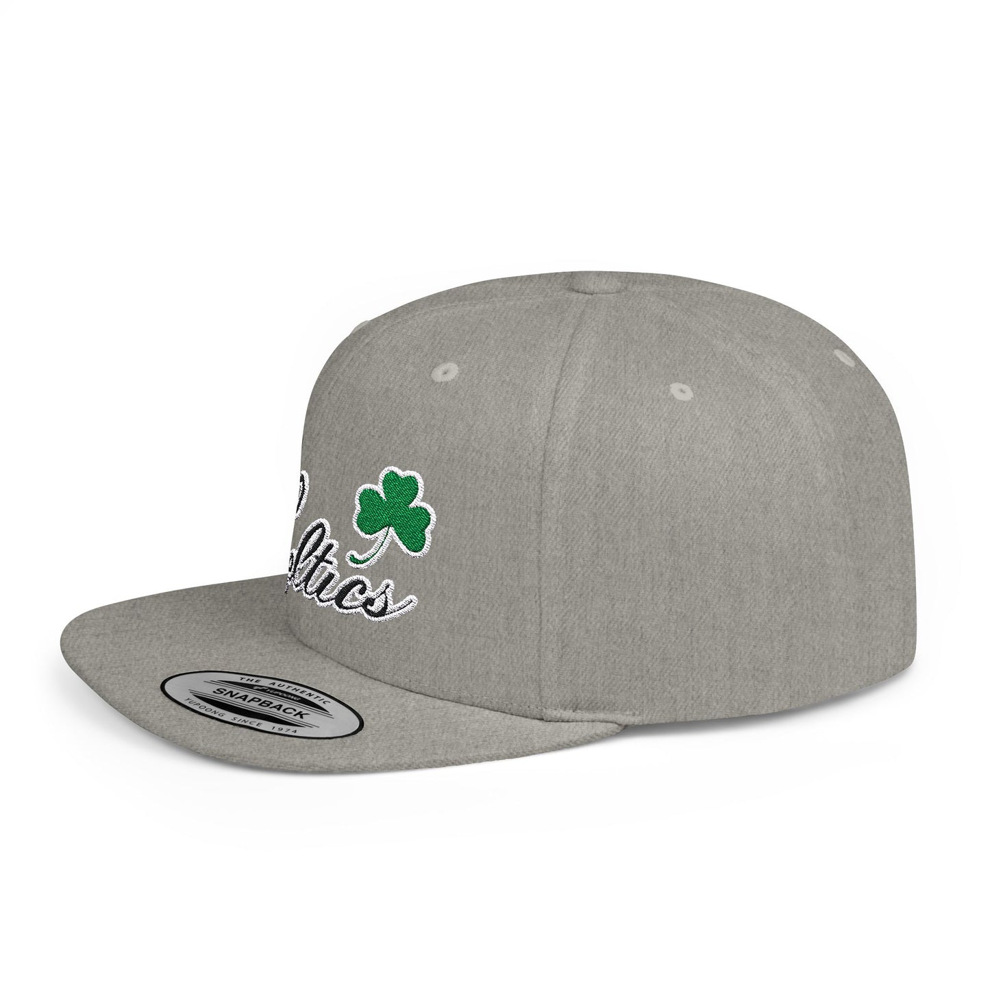 Boston Celtics Celtics Fans  Flat Bill Snapback – Lightweight, Custom Fit, Premium Quality