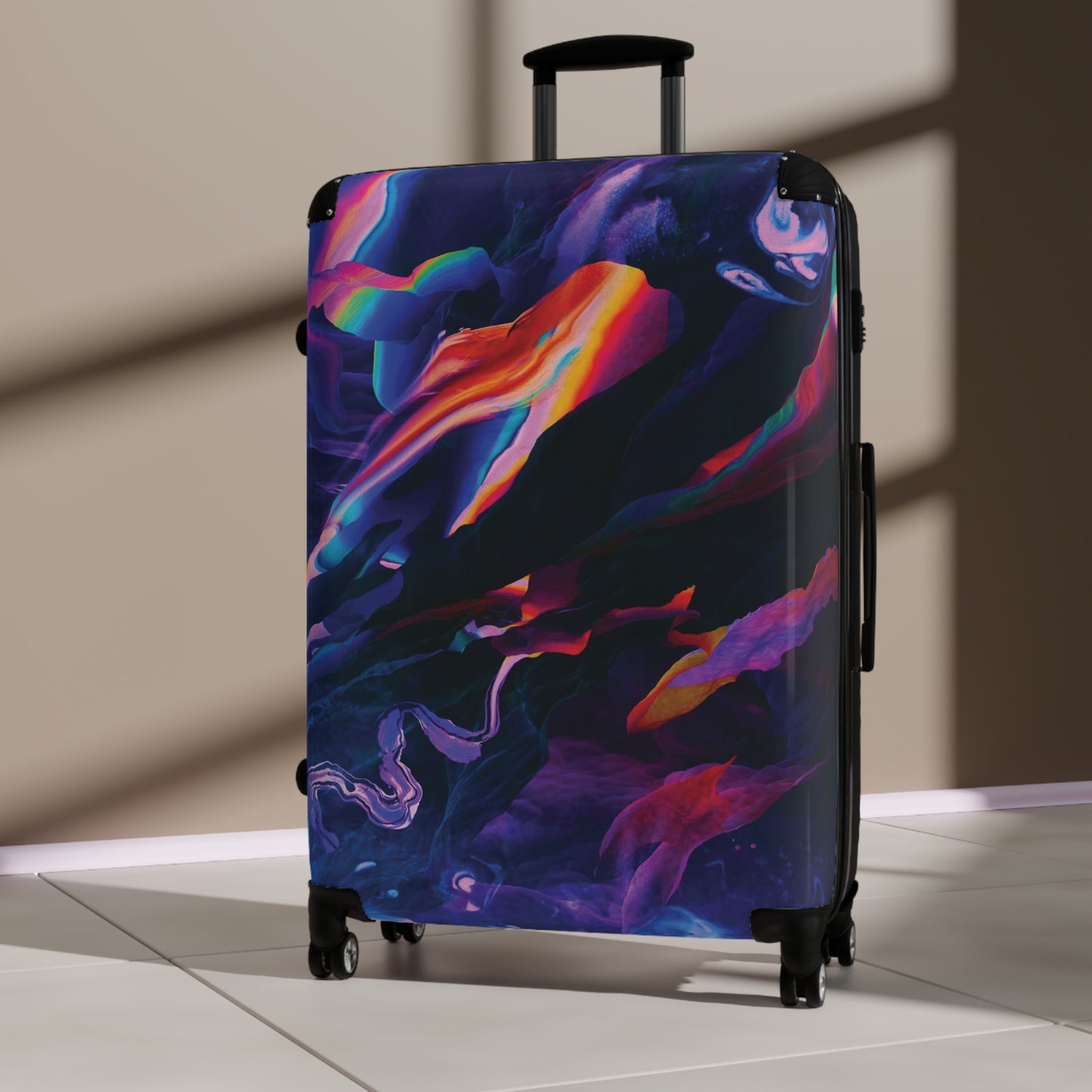 Abstract Colorful Abstract 1 Carry-On Suitcase - Stylish Luggage for Travelers