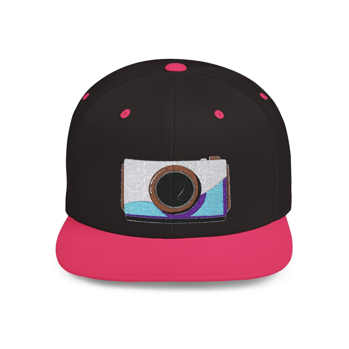 Digital Camera Flat Bill Snapback – Lightweight, Custom Fit, Premium Quality