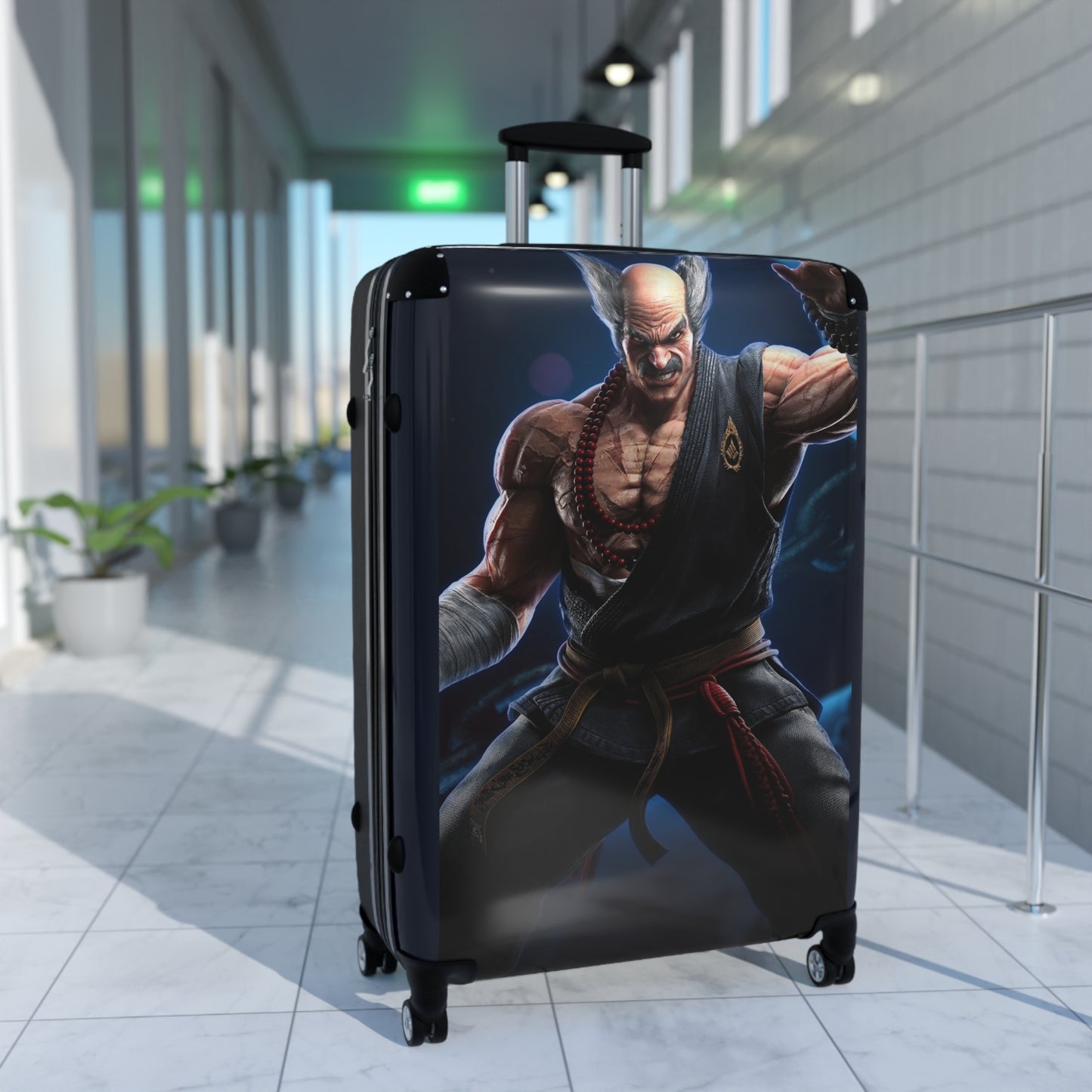 Video Games Tekken 8 Heihachi Mishima Carry-On Suitcase - Stylish Luggage for Travelers