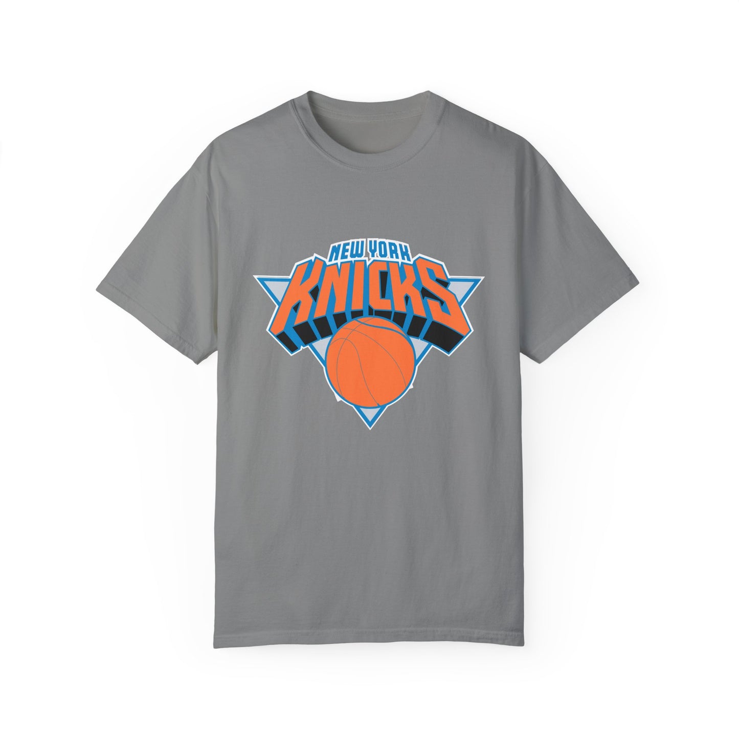 New York Knicks Hoop Lifestyle Garment-Dyed T-Shirt – Premium Cotton Tee for Customization