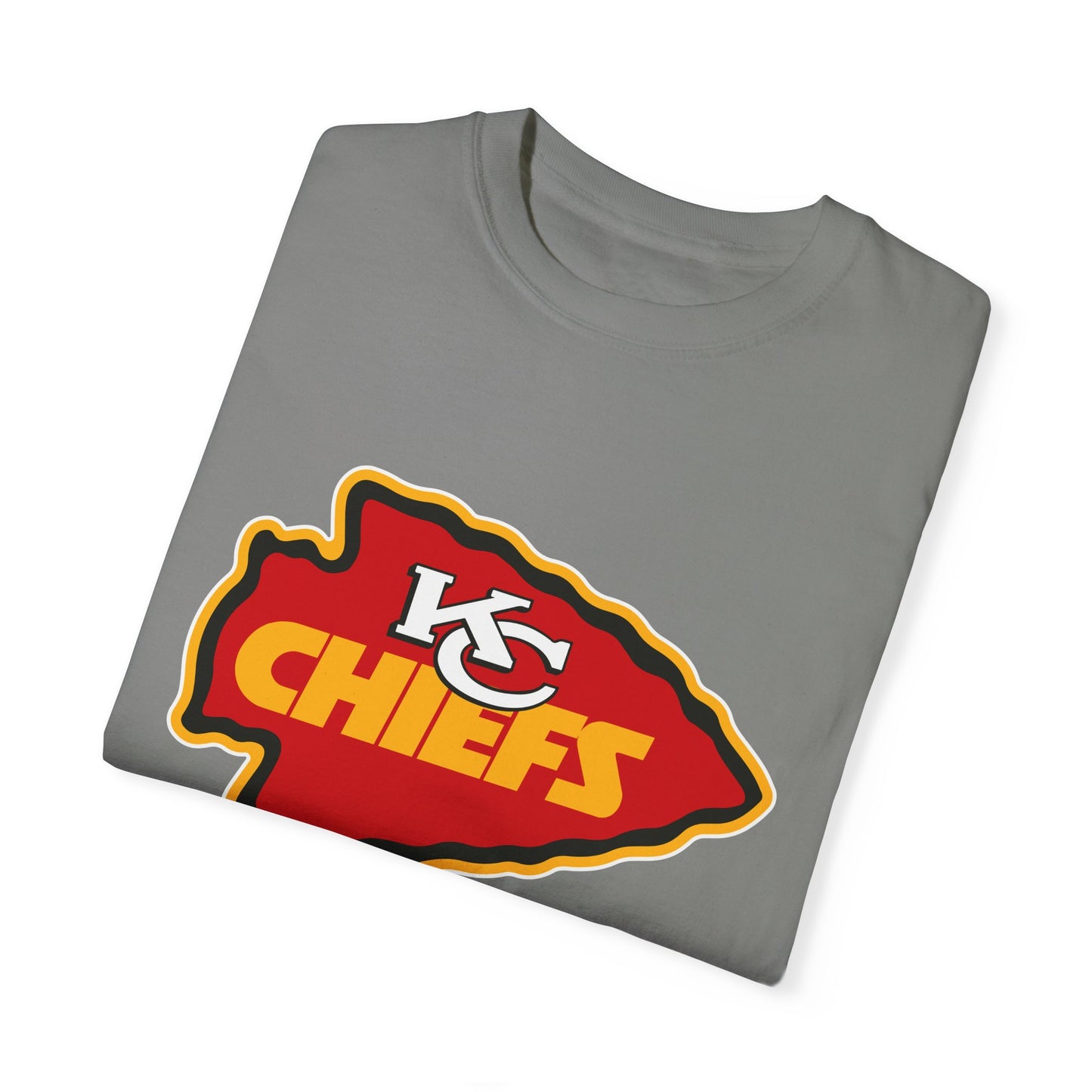 Kansas City Chiefs Apparel Garment-Dyed T-Shirt – Premium Cotton Tee for Customization
