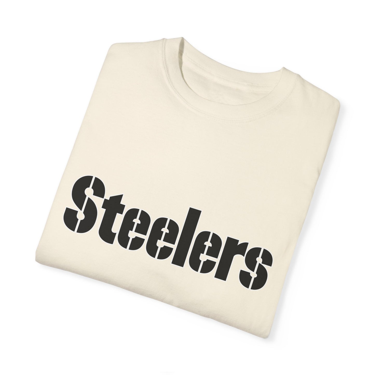 Pittsburgh Steelers Football Fan Garment-Dyed T-Shirt – Premium Cotton Tee for Customization