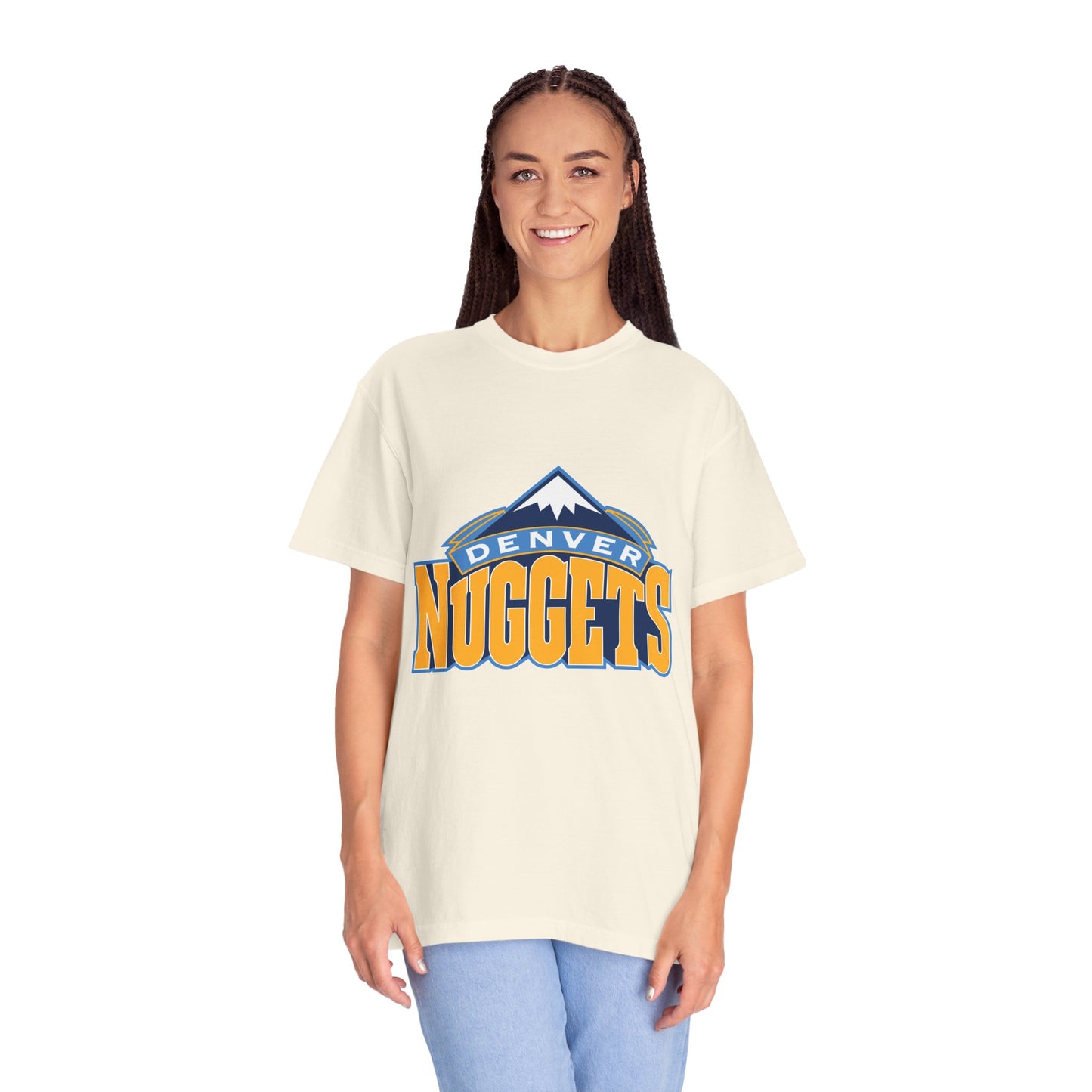 Denver Nuggets Garment-Dyed T-Shirt – Premium Cotton Tee for Customization