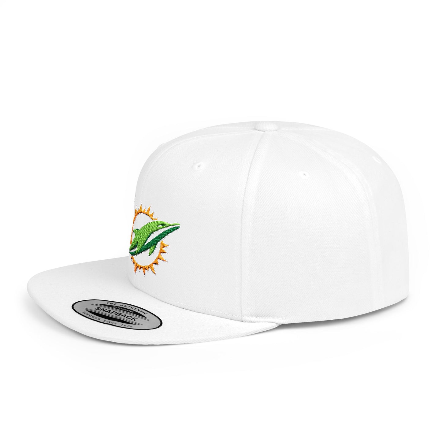 Miami Dolphins Go Dolphins Flat Bill Snapback – Lightweight, Custom Fit, Premium Quality