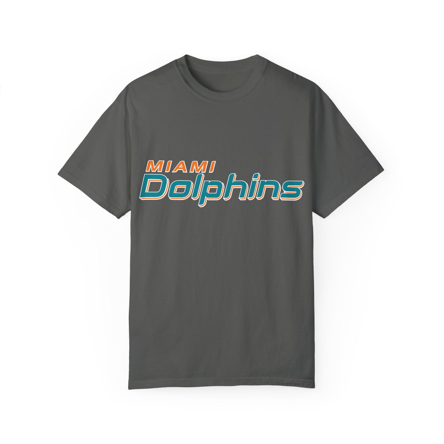 Miami Dolphins Garment-Dyed T-Shirt – Premium Cotton Tee for Customization