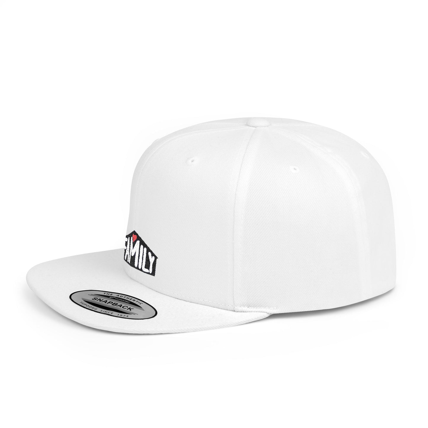 Copy of Copy of Icons Embroidered Foot Print Flat Bill Snapback – Lightweight, Custom Fit, Premium Quality