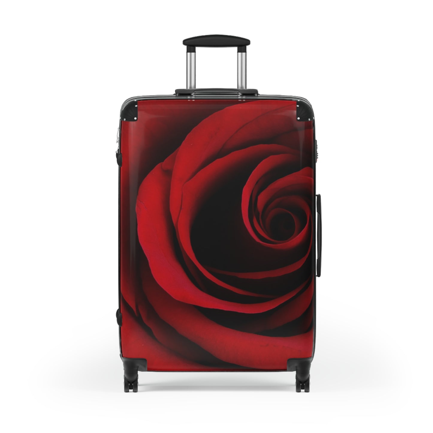 Nature Flowers Floral Red Rose Art Carry-On Suitcase - Stylish Luggage for Travelers
