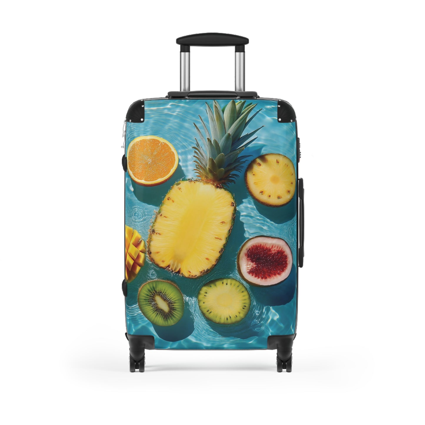 Nature Summer Tropical Fruits Float Carry-On Suitcase - Stylish Luggage for Travelers