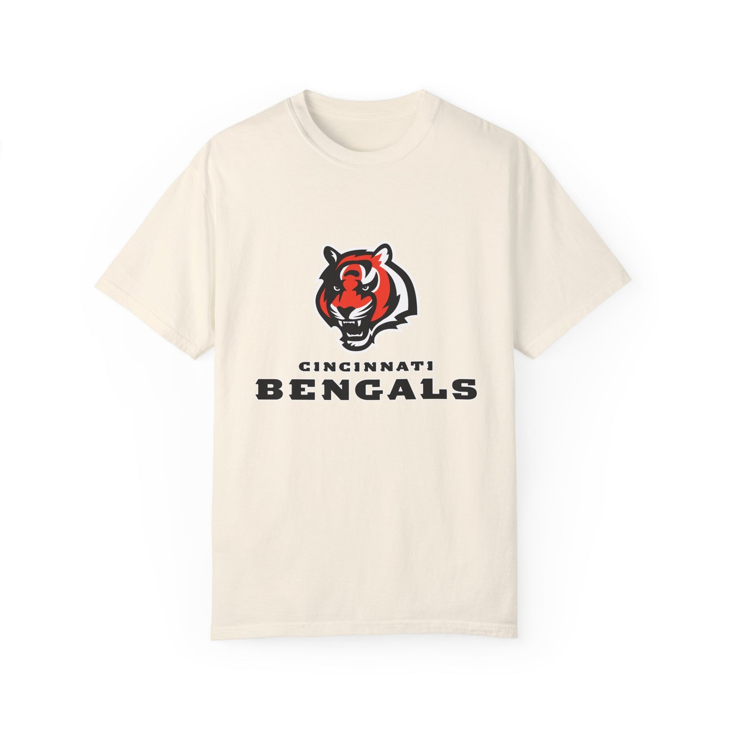 Cincinnati Bengals Gear Garment-Dyed T-Shirt – Premium Cotton Tee for Customization