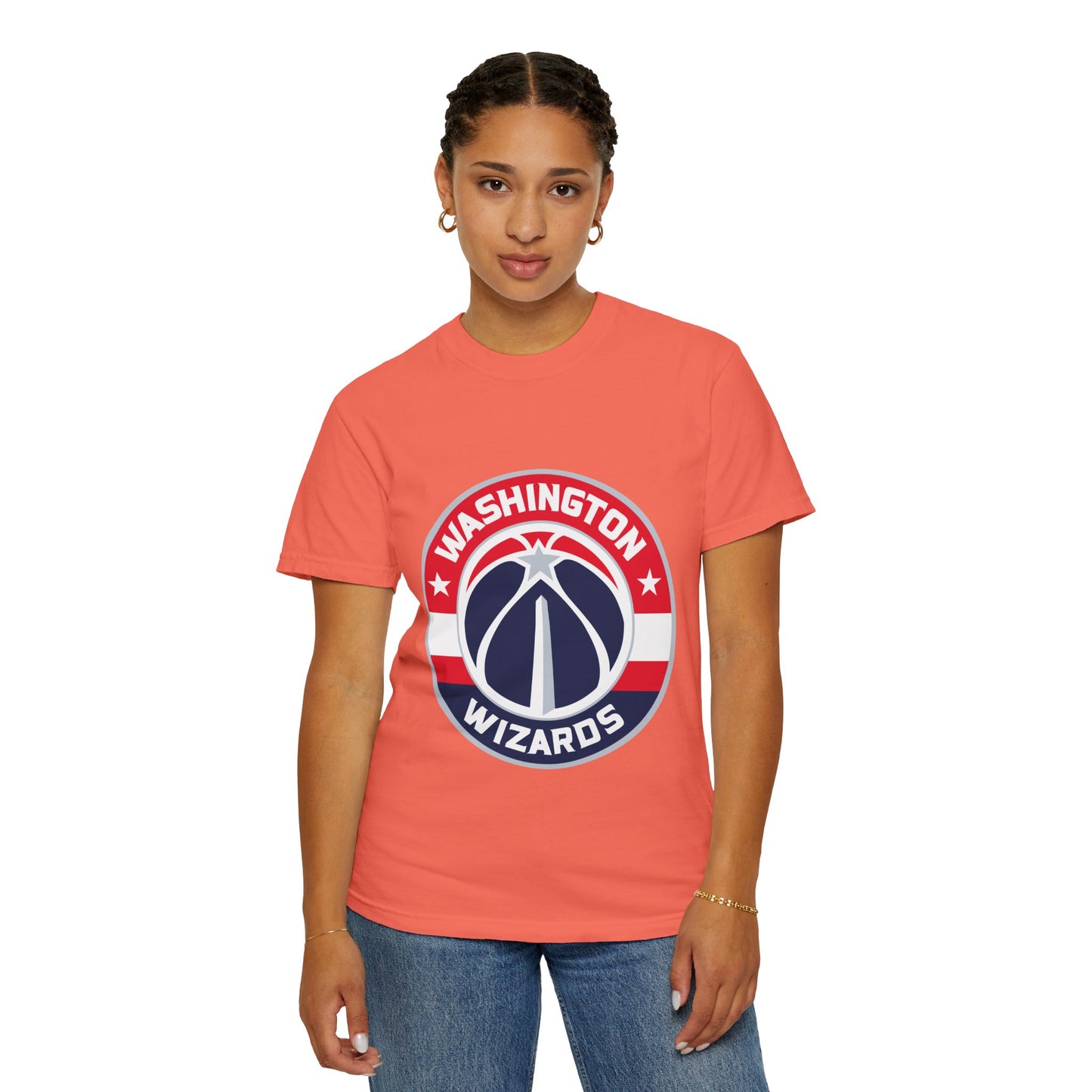 Washington Wizards Strong Garment-Dyed T-Shirt – Premium Cotton Tee for Customization