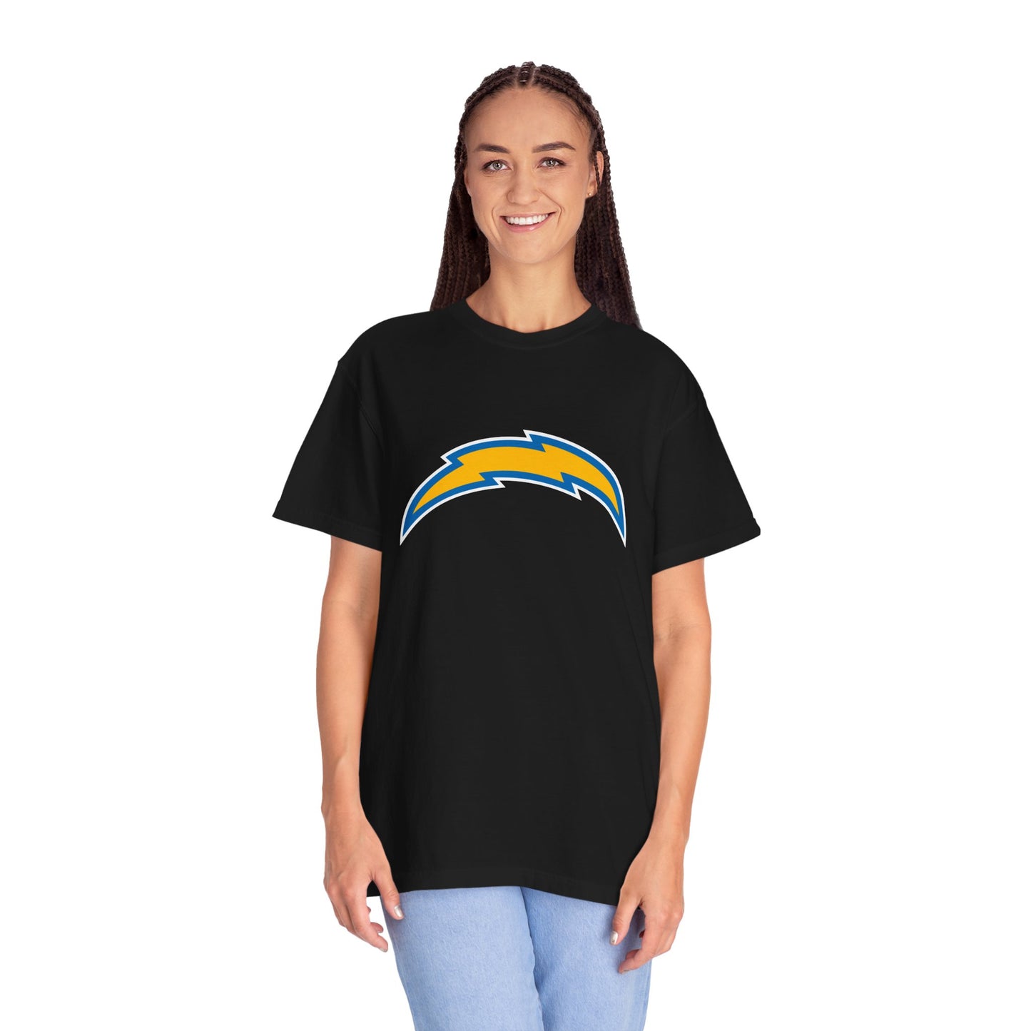 Los Angeles Chargers Team Merch Garment-Dyed T-Shirt – Premium Cotton Tee for Customization