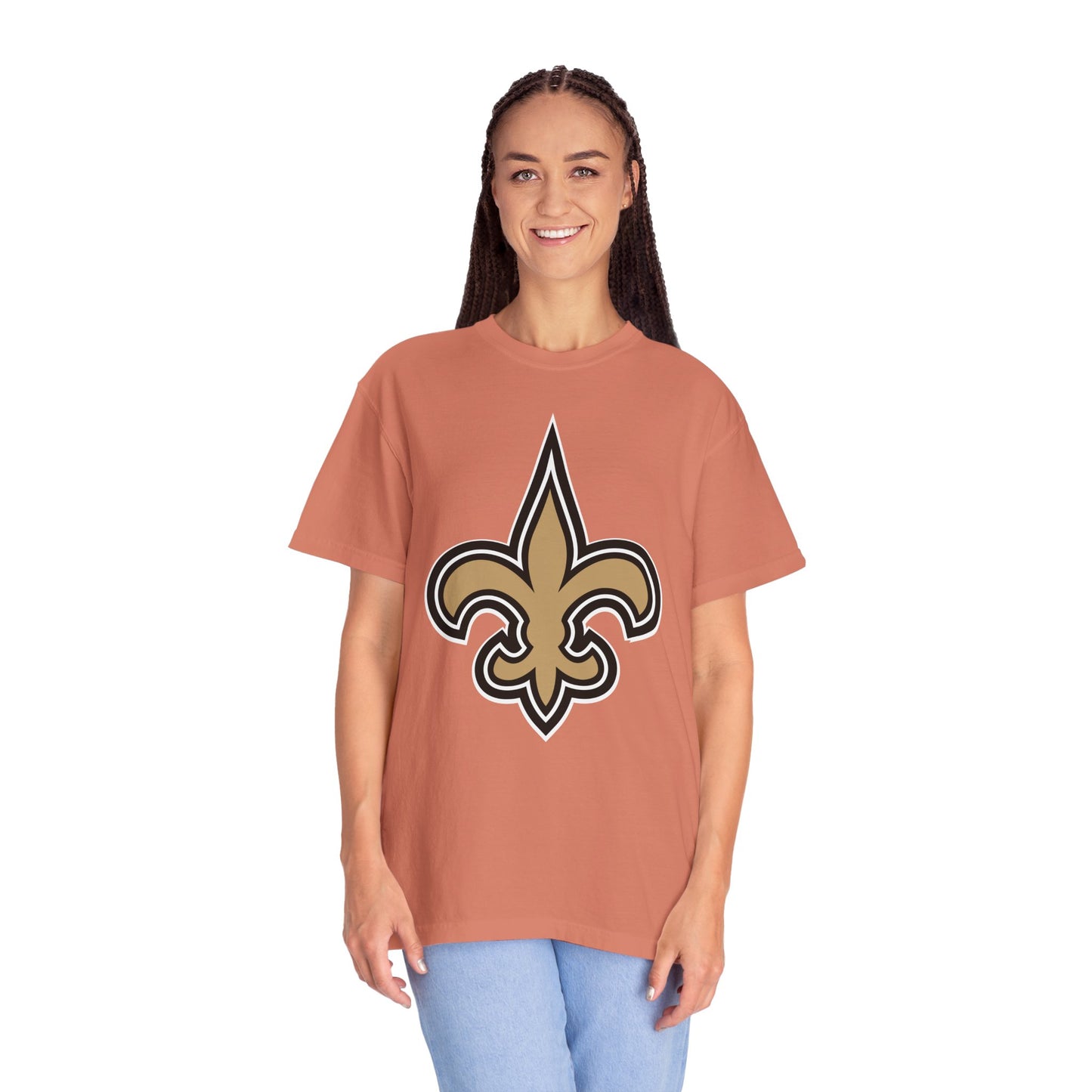 New Orleans Saints Merchandise Garment-Dyed T-Shirt – Premium Cotton Tee for Customization
