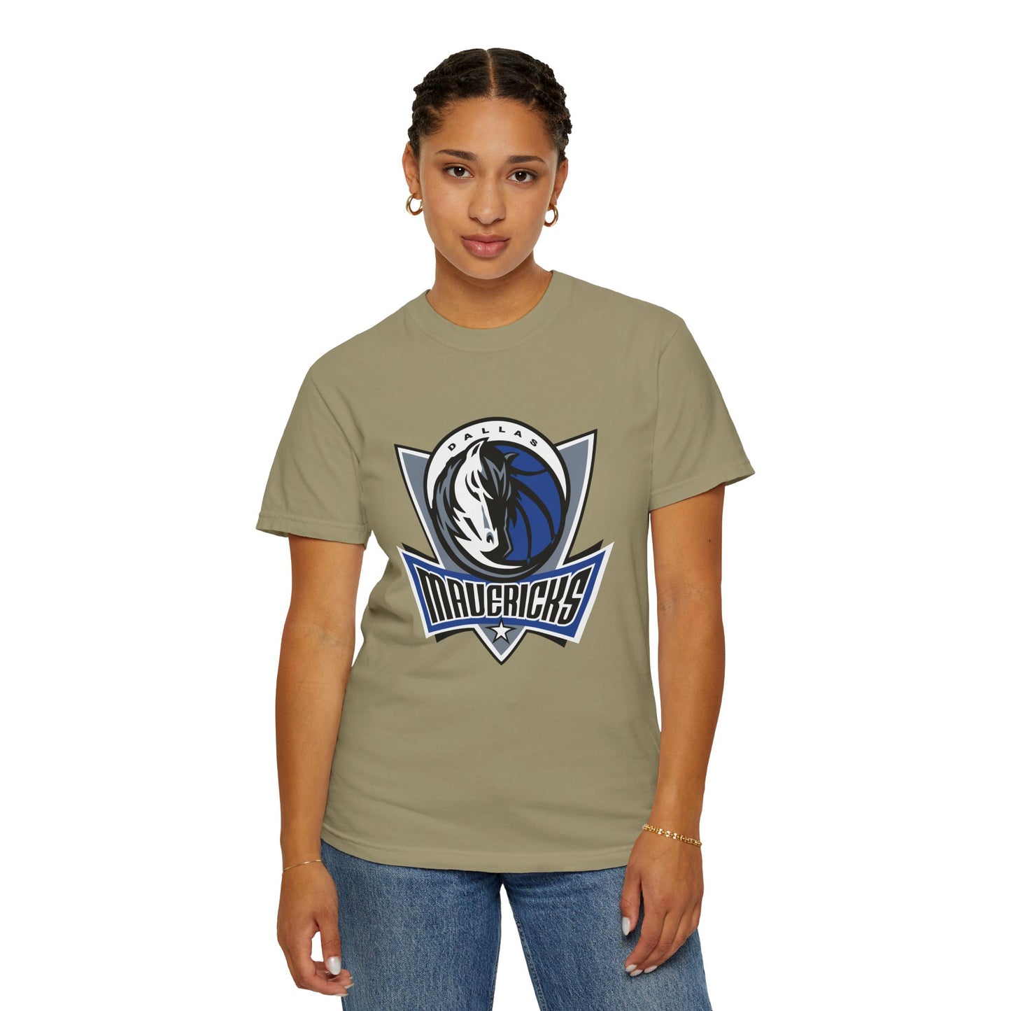 Dallas Mavericks Garment-Dyed T-Shirt – Premium Cotton Tee for Customization