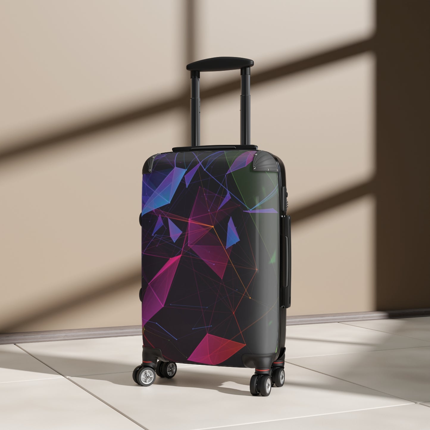 Abstract Razer Digital Art Carry-On Suitcase - Stylish Luggage for Travelers