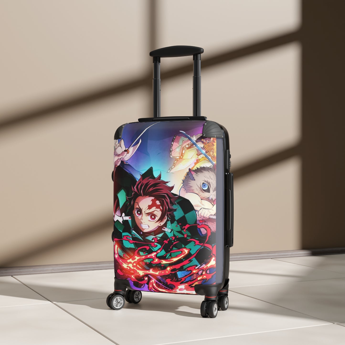 Video Games Demon Slayer Carry-On Suitcase - Stylish Luggage for Travelers
