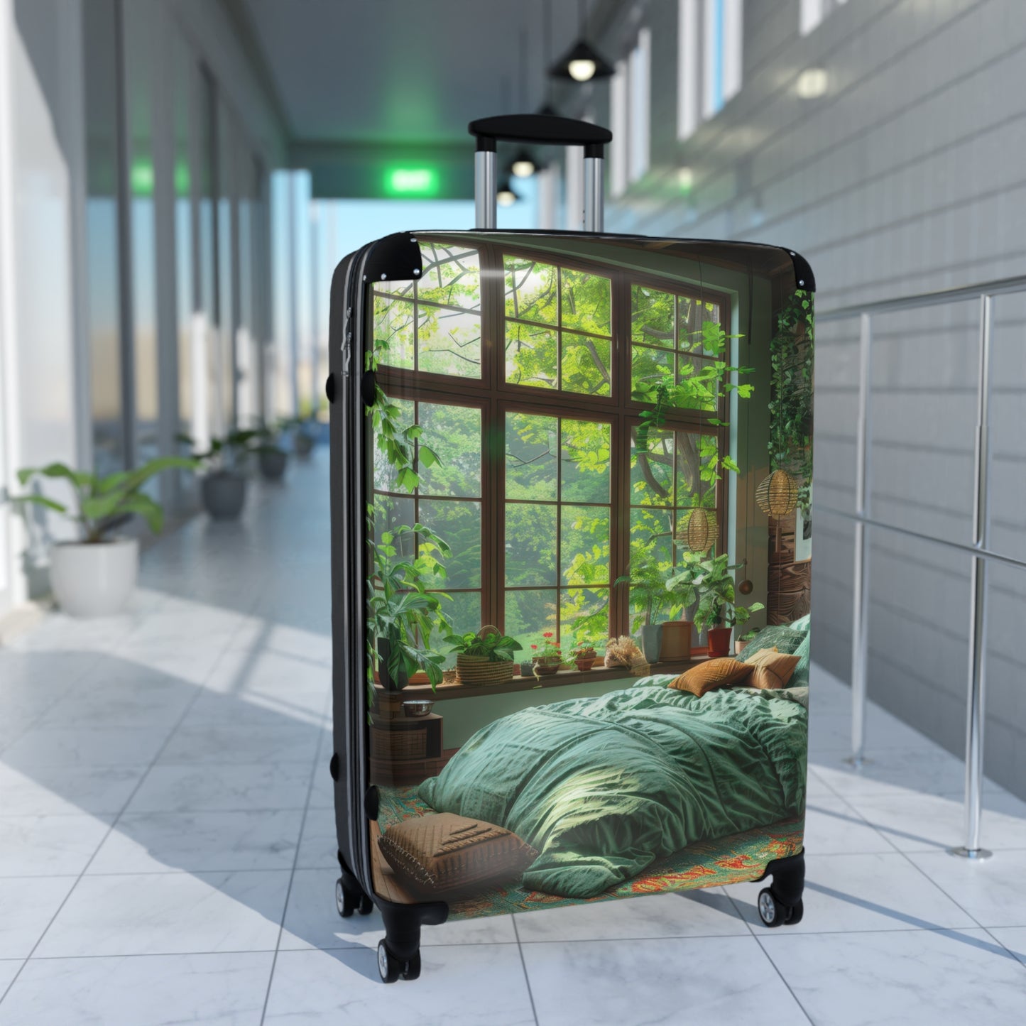 Nature Cozy Bedroom Art Carry-On Suitcase - Stylish Luggage for Travelers