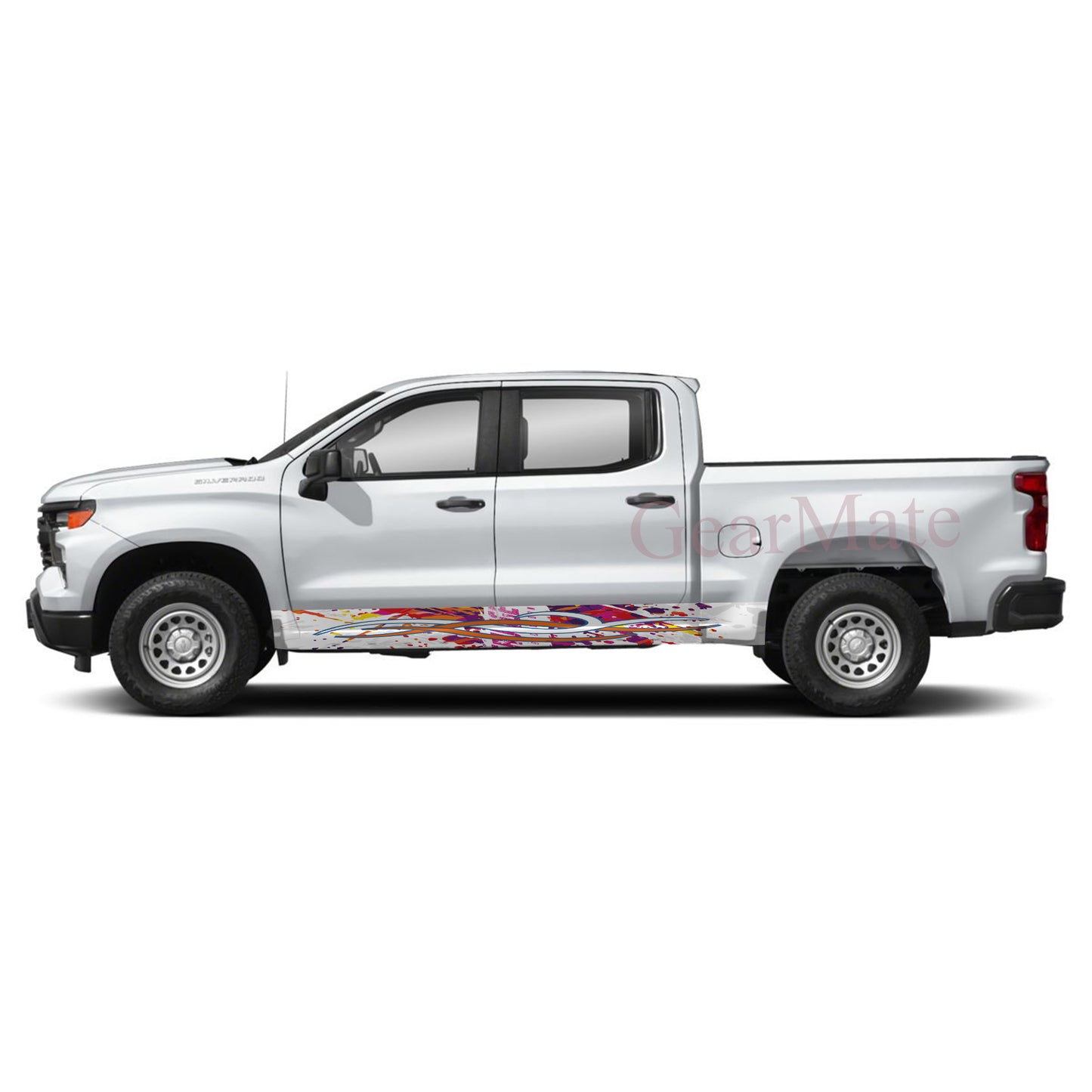 Ignite Your Ride Rocker Panel Graphic Decal Kit (Left & Right Sides) - High Quality Vinyl for Trucks & SUVs