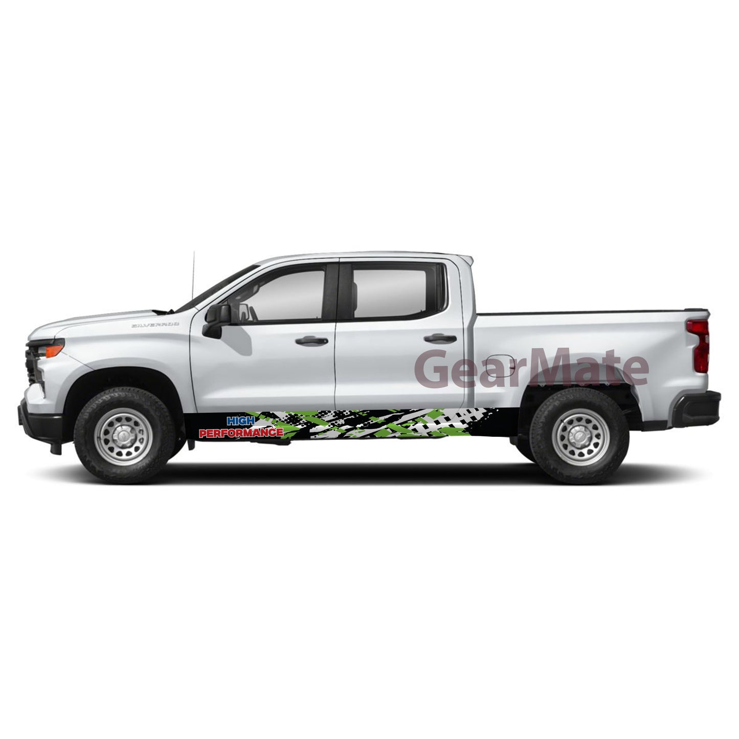 High-Performance Edge Rocker Panel Graphic Decal Kit (Left & Right Sides) - High Quality Vinyl for Trucks & SUVs