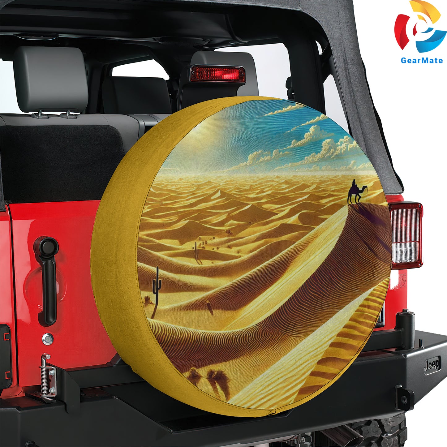 Desert Spare Tire Cover – Premium Waterproof UV Resistant Protector