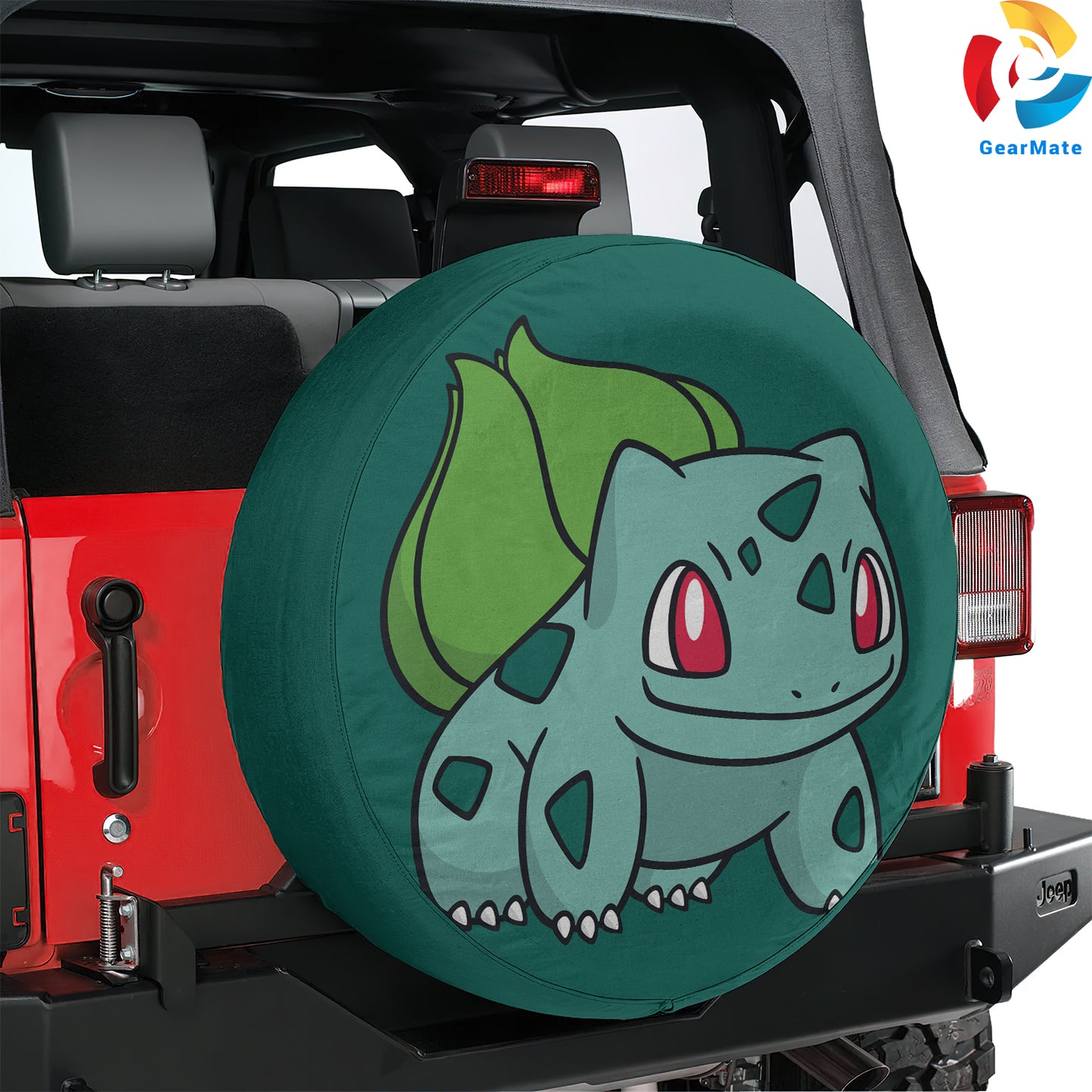 Bulbasaur Spare Tire Cover – Premium Waterproof UV Resistant Protector