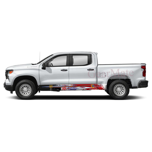 Twitch Games Rocker Panel Graphic Decal Kit (Left & Right Sides) - High Quality Vinyl for Trucks & SUVs