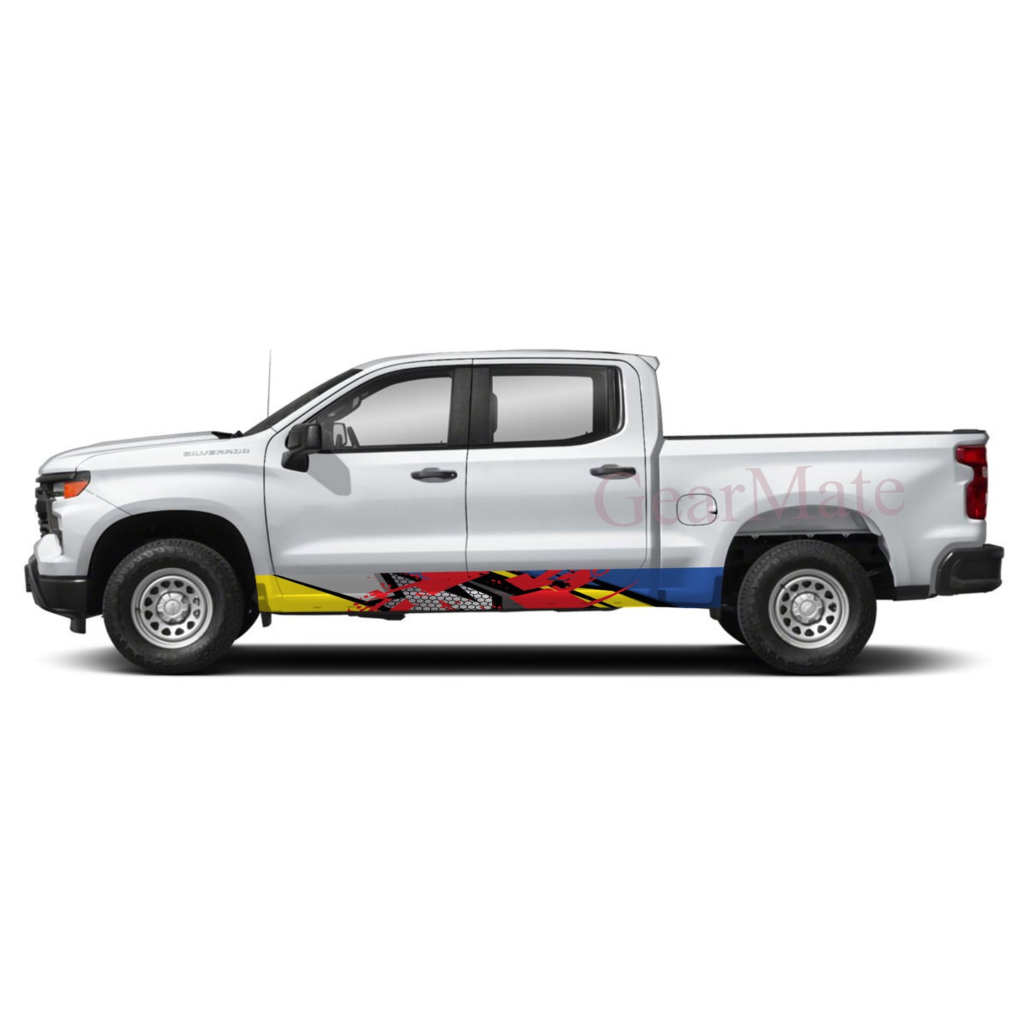 Racing Paint RB Rocker Panel Graphic Decal Kit (Left & Right Sides) - High Quality Vinyl for Trucks & SUVs
