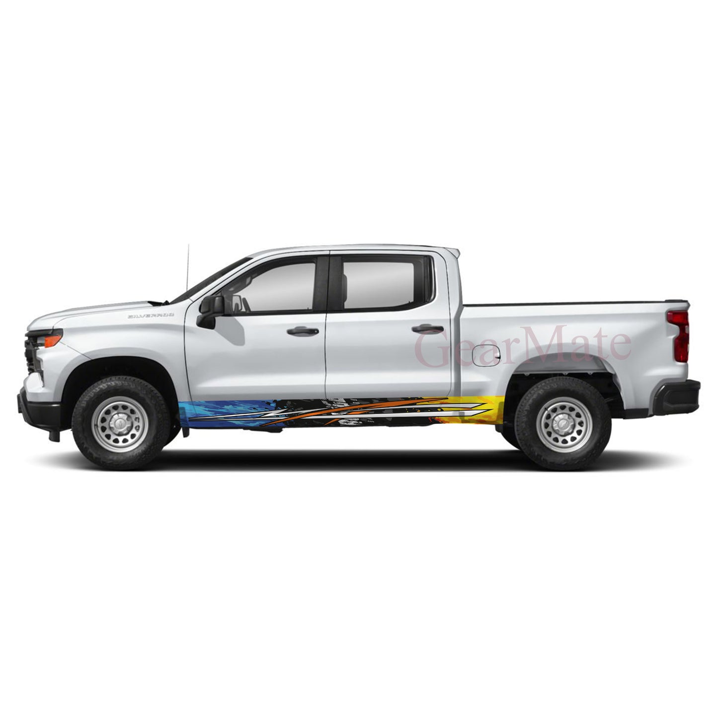 Made For Fast Lane Rocker Panel Graphic Decal Kit (Left & Right Sides) - High Quality Vinyl for Trucks & SUVs