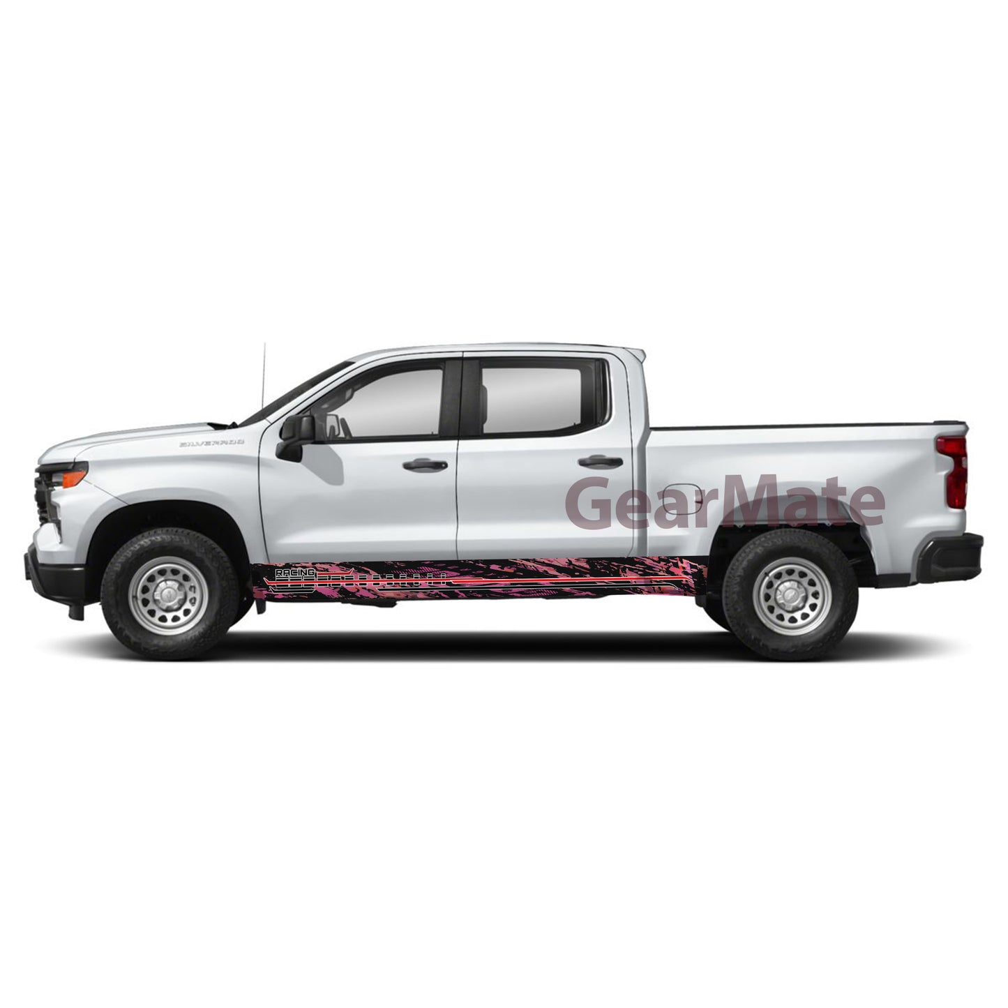 Camouflage Lead the Pack Rocker Panel Graphic Decal Kit (Left & Right Sides) - High Quality Vinyl for Trucks & SUVs