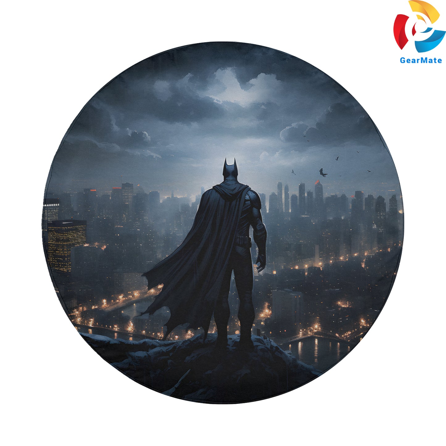 DC Batman Comics Spare Tire Cover – Premium Waterproof UV Resistant Protector