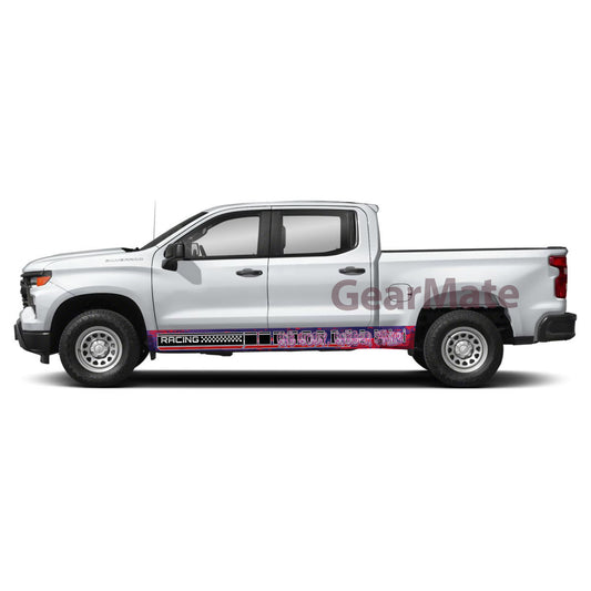 Big Body Bigger Style Rocker Panel Graphic Decal Kit (Left & Right Sides) - High Quality Vinyl for Trucks & SUVs