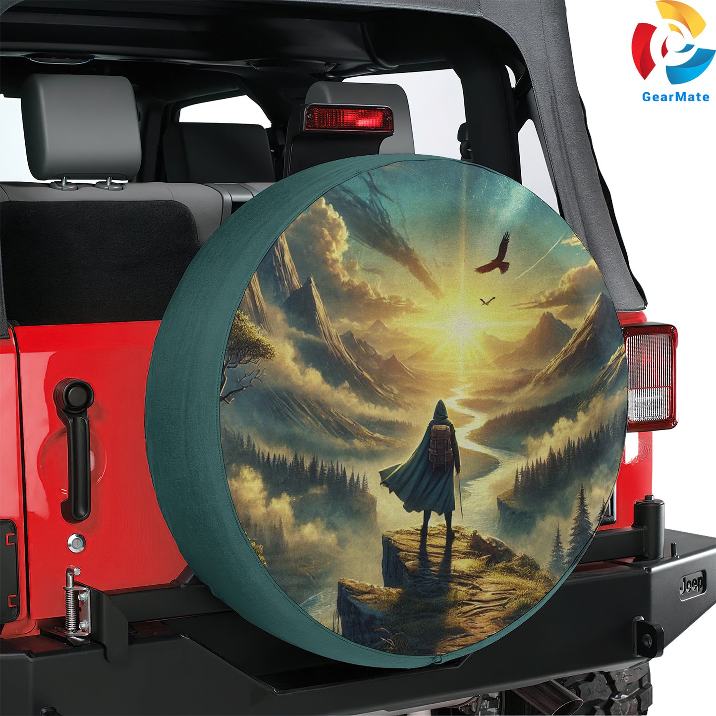 The Adventure Begins Spare Tire Cover – Premium Waterproof UV Resistant Protector
